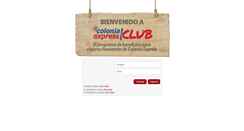 Desktop Screenshot of clubcoloniaexpress.com
